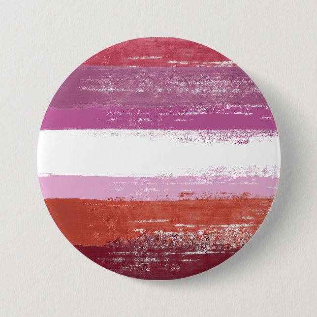 Lesbisk Pride Färg Knapp (Framsida)
