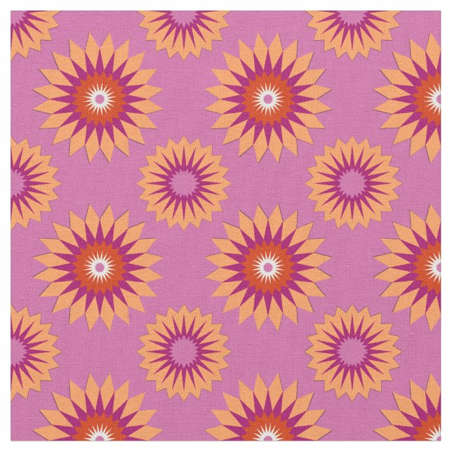 Lesbisk pride färg /rosa blomma mönster tyg (Närbild)