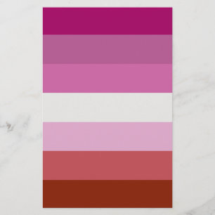 Lesbisk Pride Flagga LGBTQ Flygblad