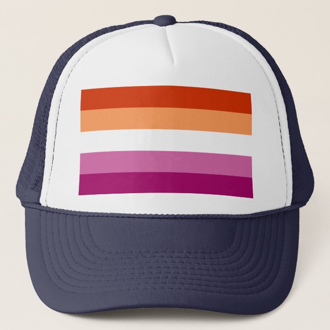 Lesbisk Pride Flagga LGBTQ Keps (Framsida)