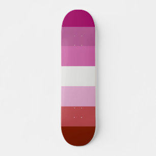 Lesbisk Pride Flagga LGBTQ Mini Skateboard Bräda 18,5 Cm