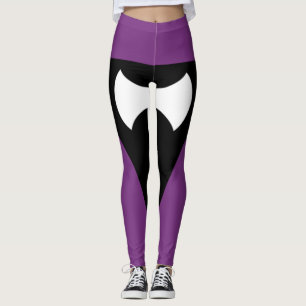 Lesbisk Pride Flagga Lila Ax Leggings