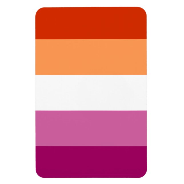 Lesbisk Pride Magnet (Vertikal)