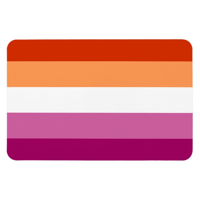 Lesbisk Pride Magnet (Horisontell)