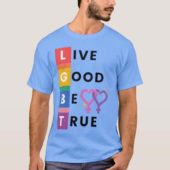 Lesbisk Pride musikfamilj T Shirt (Framsida)