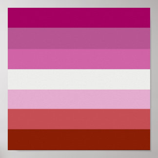 LESBISK PRIDE RAND POSTER