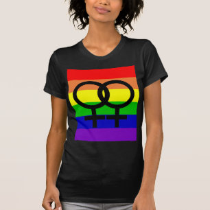 Lesbisk pride t-shirt