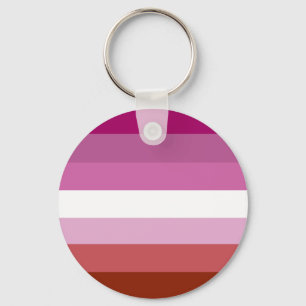 Lesbisk prideflagga nyckelring