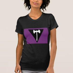 Lesbisk prideflagga tee