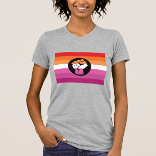 Lesbisk protestflagga t shirt