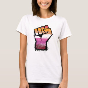 Lesbisk protestnäve t shirt