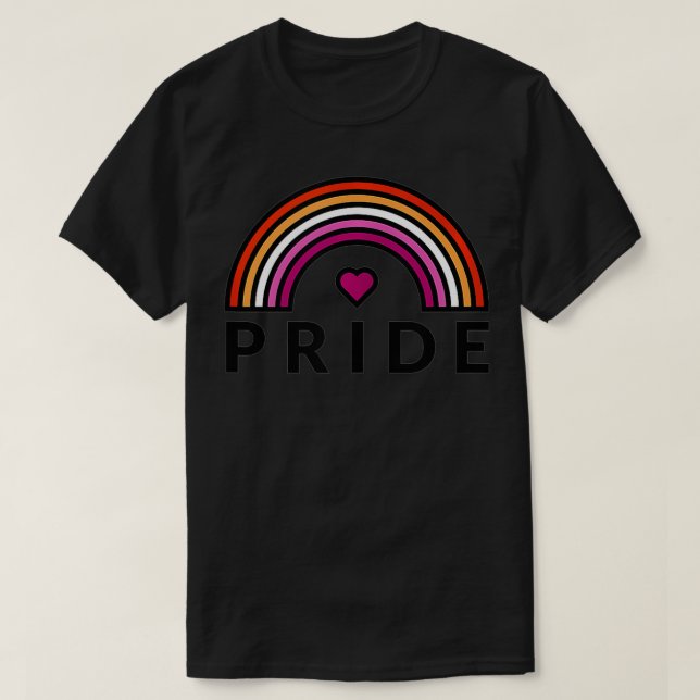 Lesbisk Sapphic WLW Gay pride T Shirt (Design framsida)