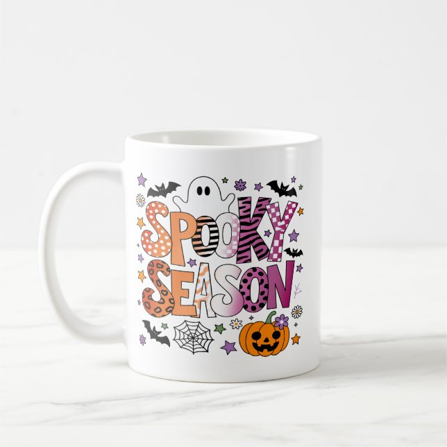 Lesbisk skräck säsong Halloween Kaffemugg (Vänster)