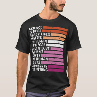 Lesbisk som säger Lesbisk-Pridet LGBT-Pride T Shirt