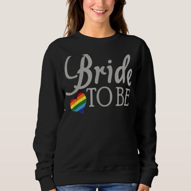 Lesbisk som ska vara Pridet Bröllop T Shirt (Framsida)