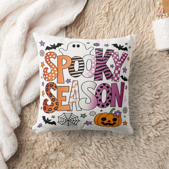 Lesbisk Spooky Season Halloween Kudde (Filt)