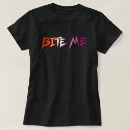 Lesbisk Stolthet Bita Mig T Shirt