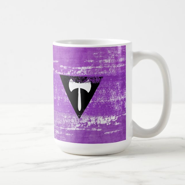 Lesbisk stolthet Måla (Labrys) Kaffemugg (Höger)