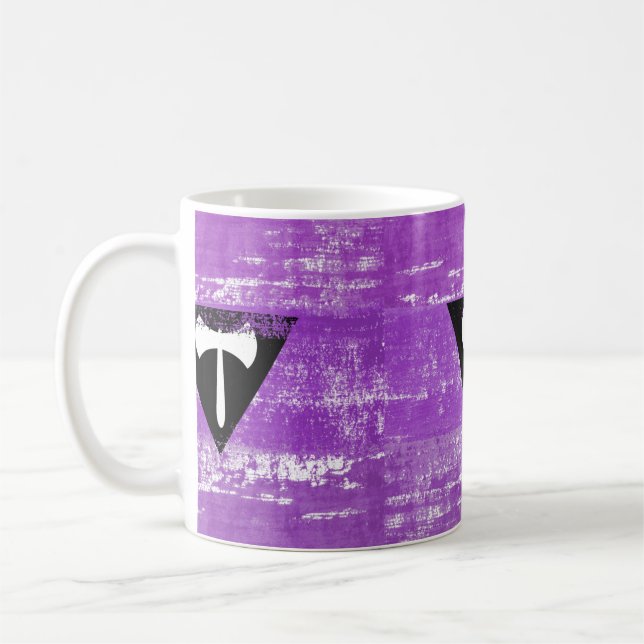 Lesbisk stolthet Måla (Labrys) Kaffemugg (Vänster)