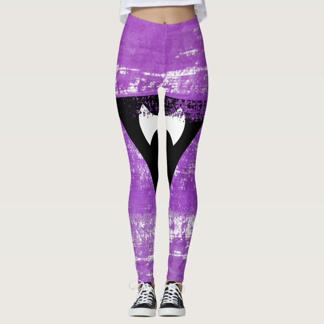 Lesbisk stolthet Måla (Labrys) Leggings (Framsida)