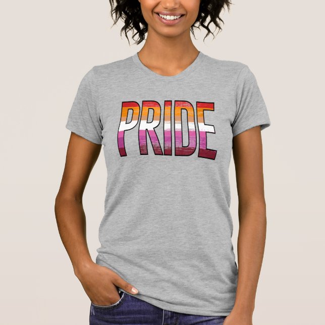 LESBISK STOLTHET T SHIRT (Framsida)