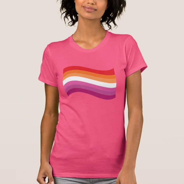 Lesbisk stolthet t shirt (Framsida)