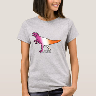LESBISK STOLTHETSDINOSAUR T SHIRT