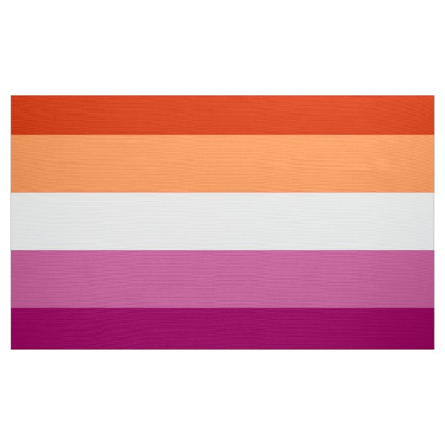 Lesbisk stolthetsflagga (5 ränder) tyg (Yard)