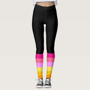 Lesbisk stolthetsflagga (Gryning) Leggings