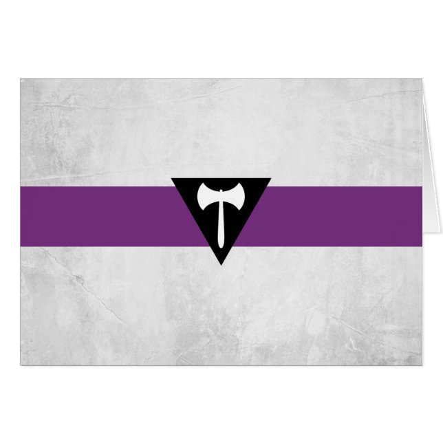 Lesbisk stolthetsflagga hälsningskort (Framsidan Horizontal)