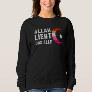 Lesbisk stolthetsflagga Hilal halvmåne islam 1 T Shirt