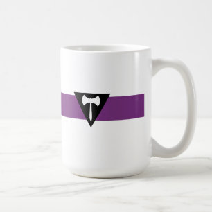 Lesbisk stolthetsflagga kaffemugg