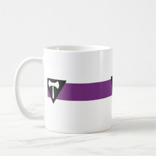 Lesbisk stolthetsflagga kaffemugg