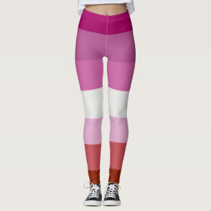 Lesbisk stolthetsflagga leggings