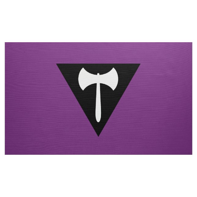 Lesbisk stolthetsflagga Lila Yxa Tyg (Yard)