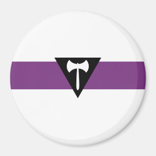 Lesbisk stolthetsflagga magnet