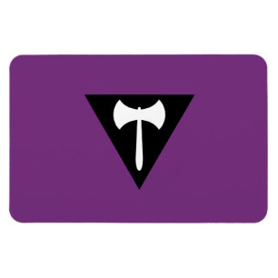 Lesbisk stolthetsflagga magnet