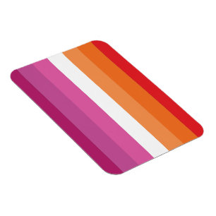 Lesbisk stolthetsflagga magnet
