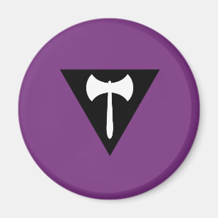 Lesbisk stolthetsflagga magnet