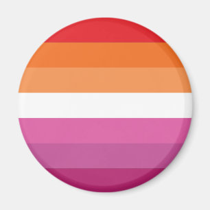 Lesbisk stolthetsflagga magnet