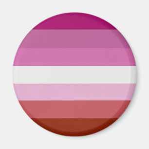 Lesbisk stolthetsflagga magnet