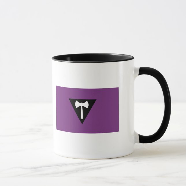 Lesbisk stolthetsflagga mugg (Höger)