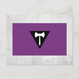 Lesbisk stolthetsflagga vykort