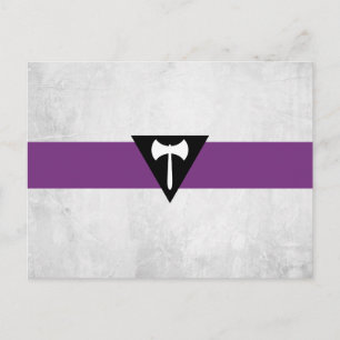 Lesbisk stolthetsflagga vykort