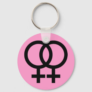 lesbisk symbolkeychain nyckelring