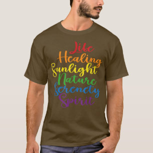 Lesbisk T för HBT Rainbow Flagga Färg Pride Month Shirt
