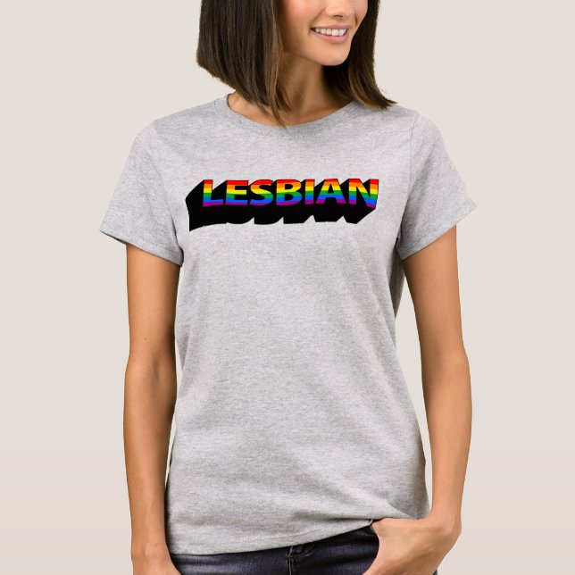 LESBISK T SHIRT (Framsida)