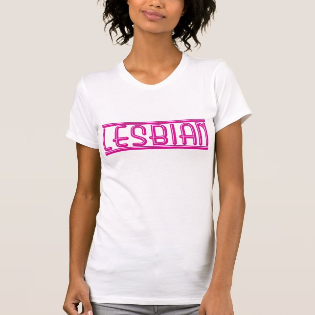 Lesbisk T Shirt (Framsida)