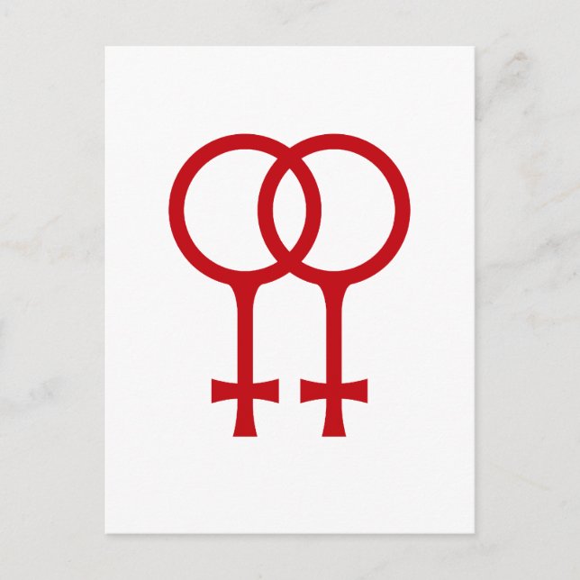 Lesbisk Vykort (Framsida)