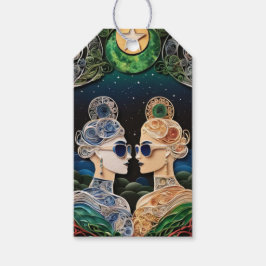 Lesbisk Wedding Favor Presentetikett